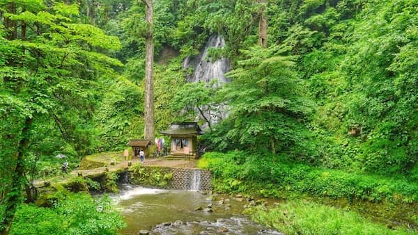 羽黒山 須賀の滝と祓川神社